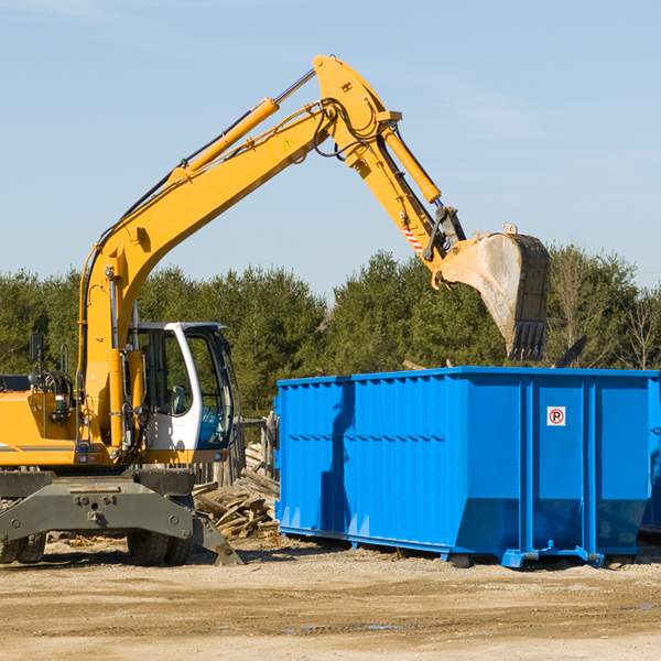 what are the rental fees for a residential dumpster in Mount Laguna California